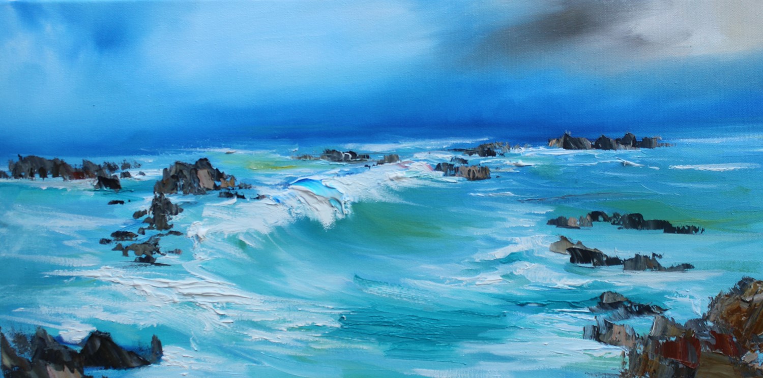 'The swell of the sea' by artist Rosanne Barr